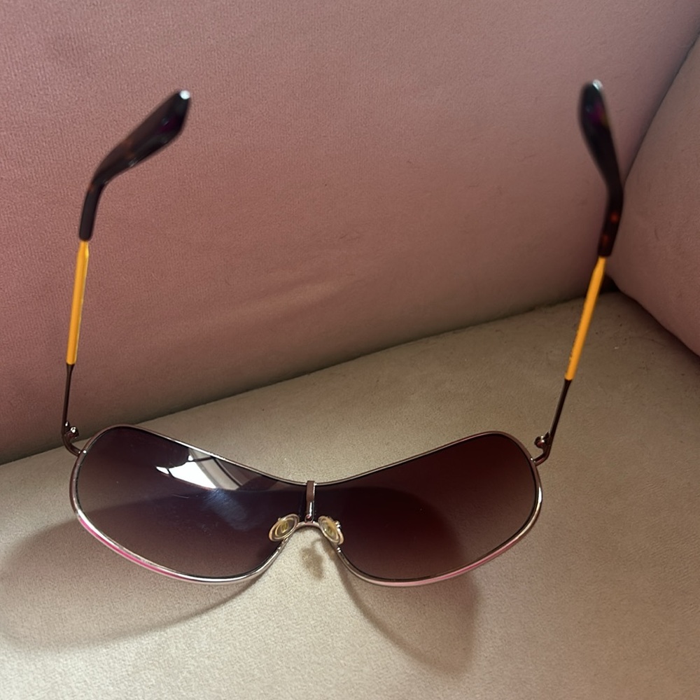 Chic Shield Brown/Bronze Fame Gradient Sunglasses - image 4